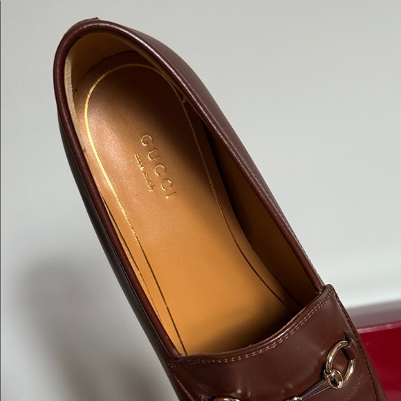 Gucci Jordaan Loafer in Dark Brown New with Box - Picture 4 of 12